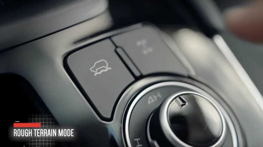 Isuzu Mu-x Rough Terrain mode