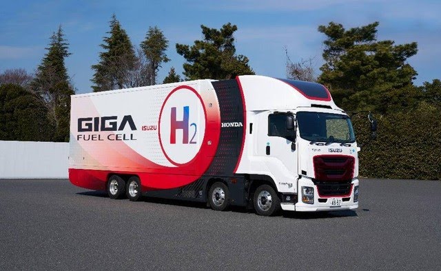 Isuzu Mulai Tes Jalan Truk Hidrogen Giga Fuel Cell