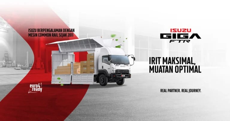 Isuzu Giga FTR, Truk Logistik Irit dan Andal untuk Bisnis Isuzu Partner!